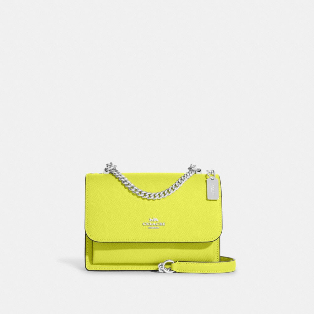 COACH C9949 Mini Klare Crossbody SV/BRIGHT YELLOW