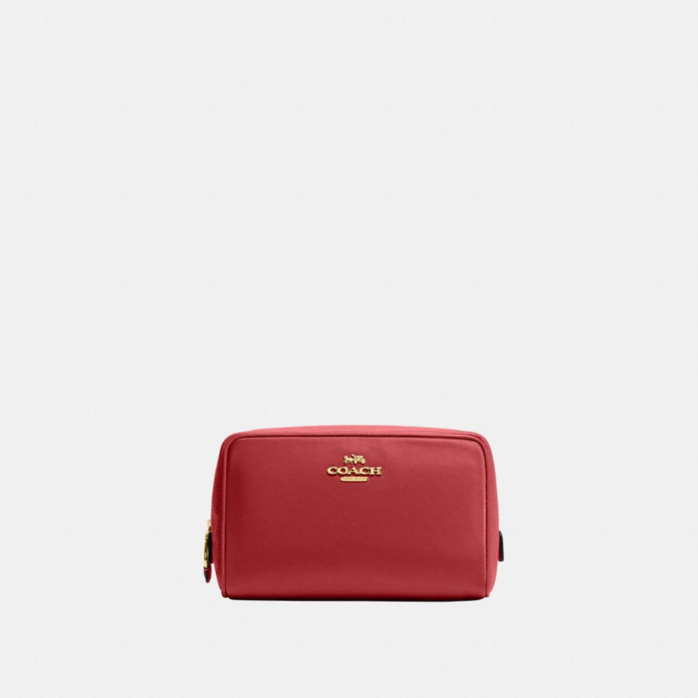 COACH C9956 Ellis Cosmetic Case Gold/1941 Red