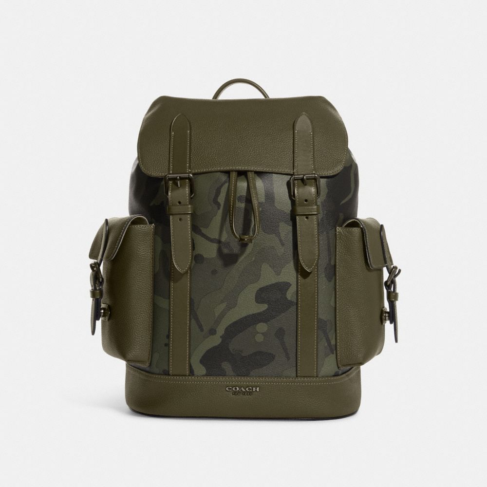 HUDSON BACKPACK WITH CAMO PRINT