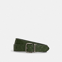 Roller Buckle Cut To Size Reversible Belt, 38 Mm - C9994 - GUNMETAL/DARK SHAMROCK