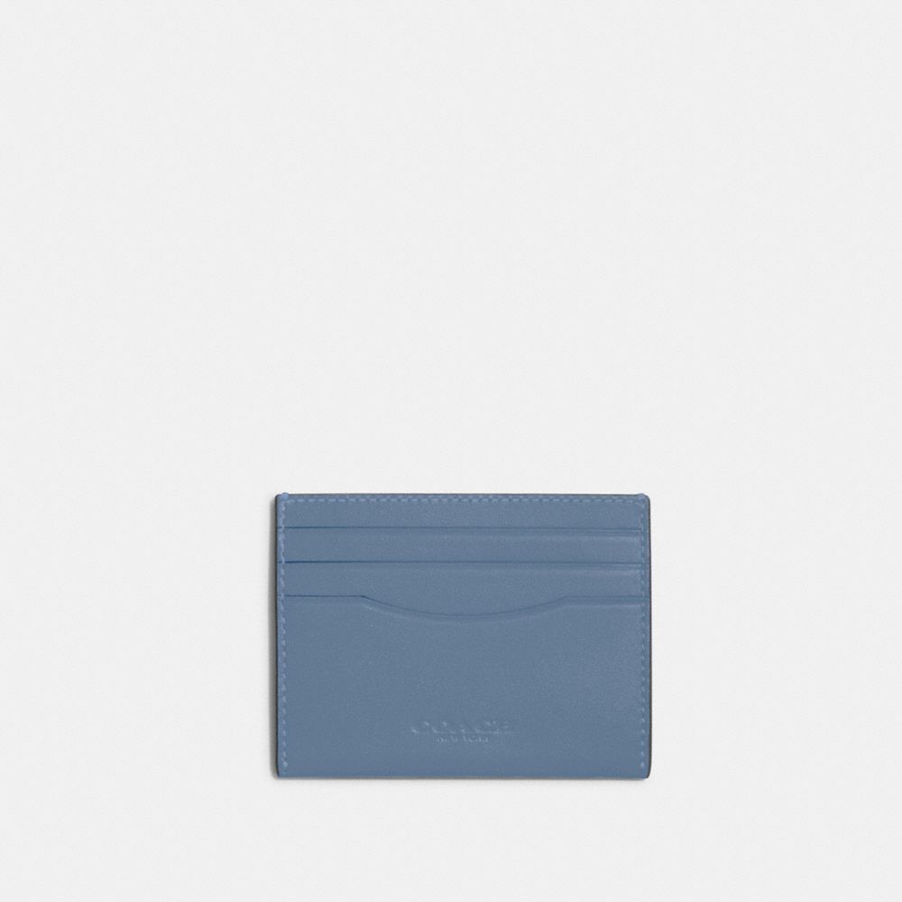 Slim Id Card Case - C9997 - Gunmetal/INDIGO