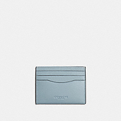 Slim Id Card Case - GUNMETAL/POWDER BLUE - COACH C9997