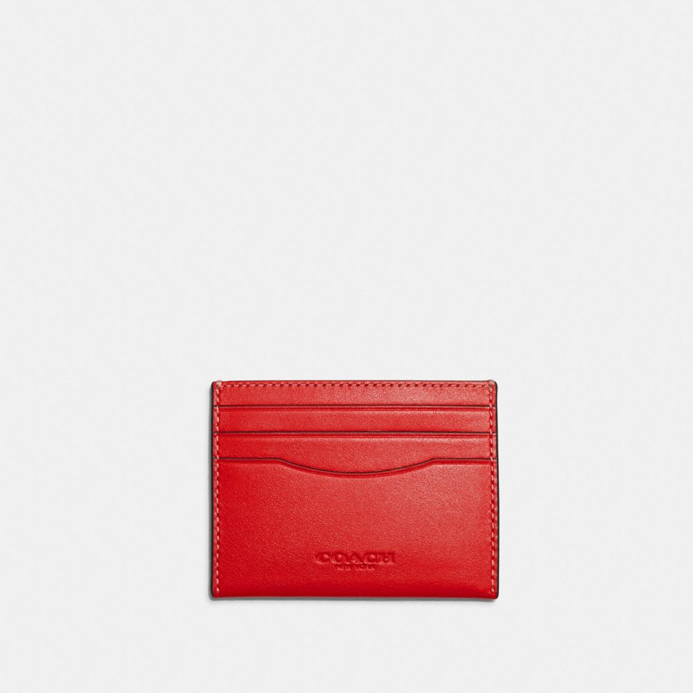 COACH Slim Id Card Case - MIAMI RED - C9997