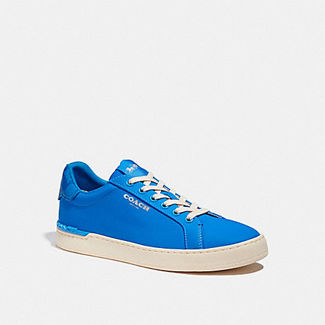 COACH CA006 Clip Low Top Sneaker BRIGHT-BLUE
