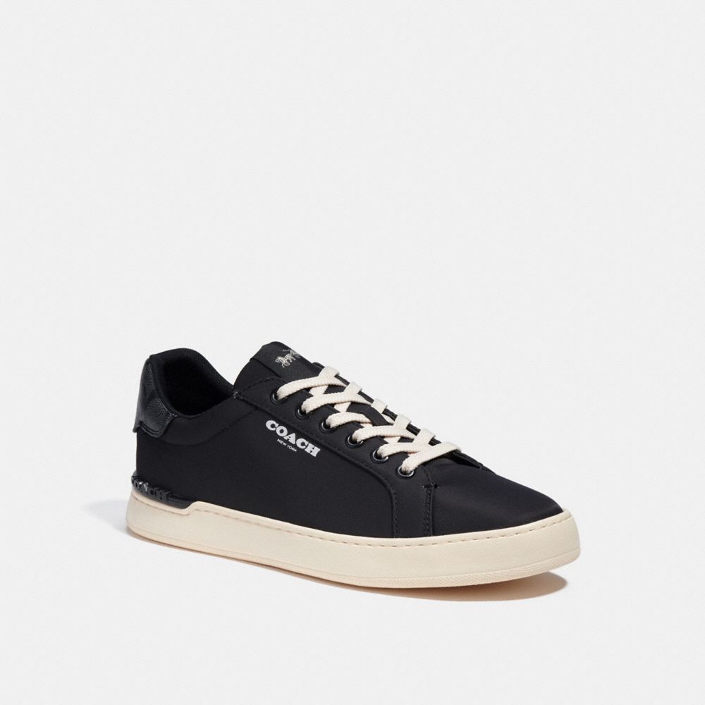 COACH CA006 Clip Low Top Sneaker BLACK