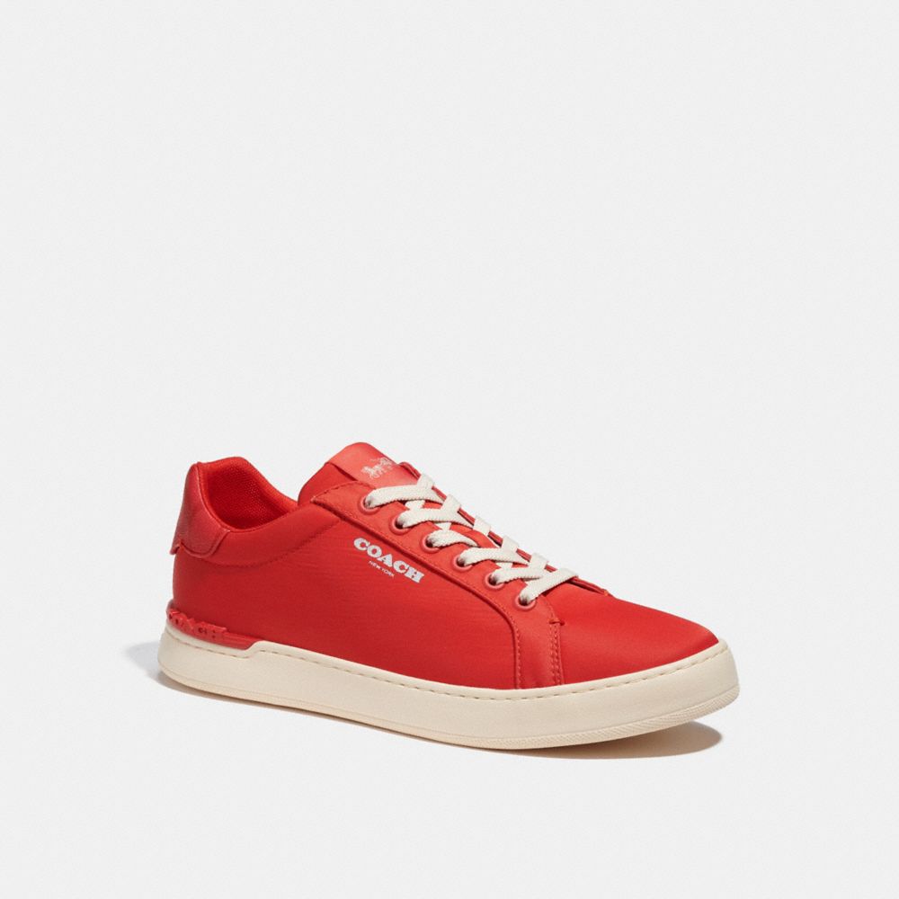 COACH CA006 Clip Low Top Sneaker MIAMI-RED