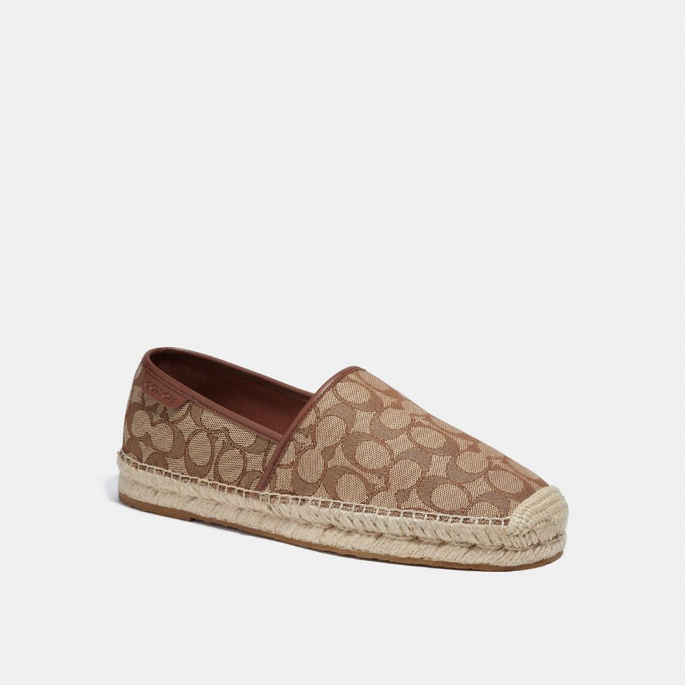 COACH Espadrille - TAN/SADDLE - CA015