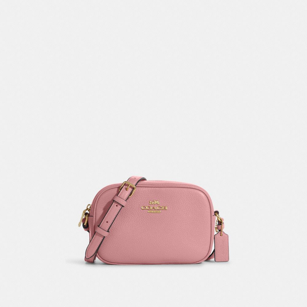 COACH CA069 Mini Jamie Camera Bag GOLD/TRUE PINK