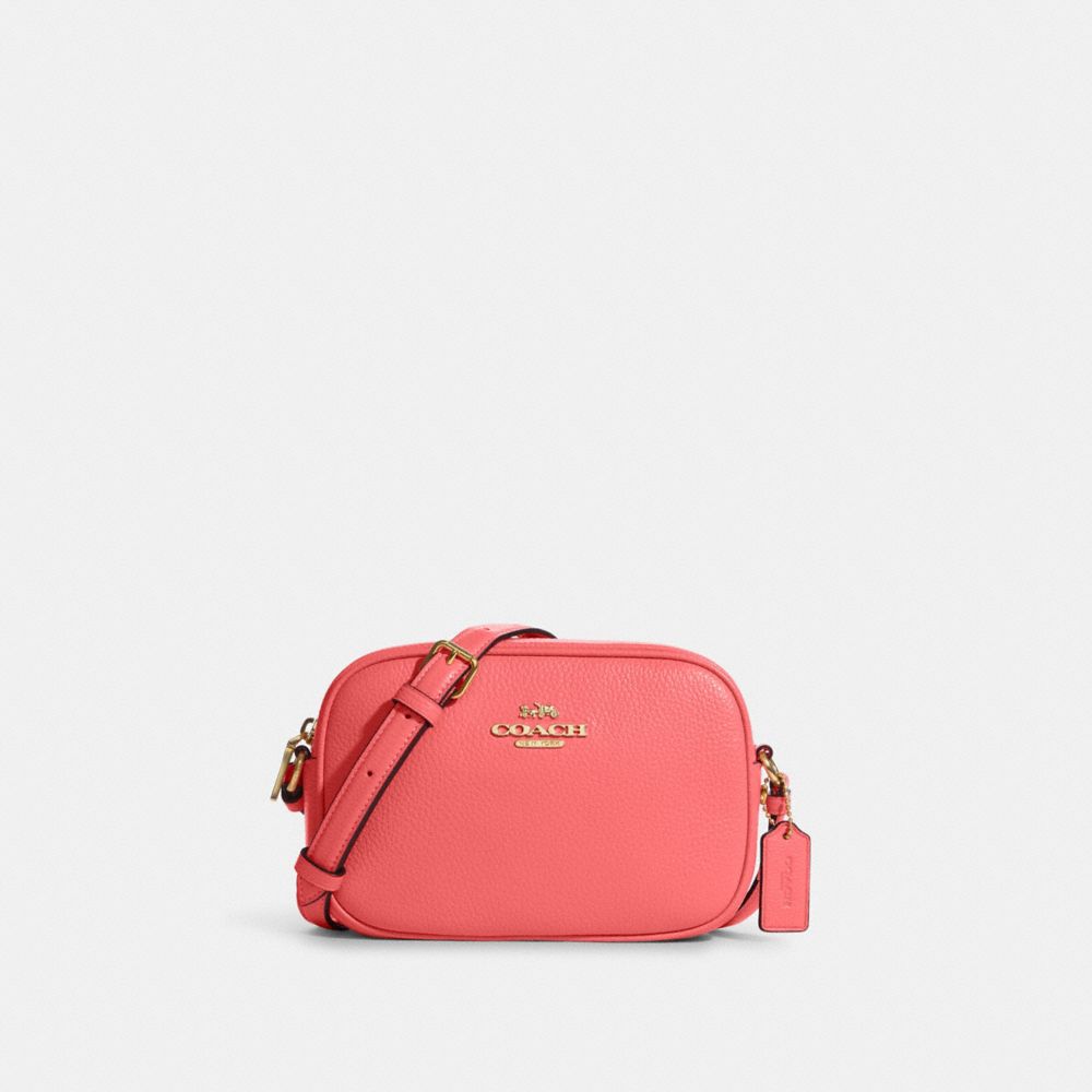 Mini Jamie Camera Bag - GOLD/PINK LEMONADE - COACH CA069