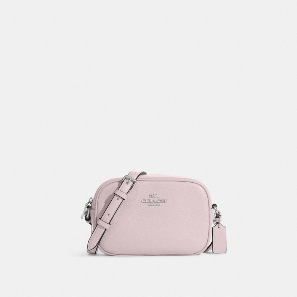 COACH CA069 Mini Jamie Camera Bag SILVER/ICE PINK