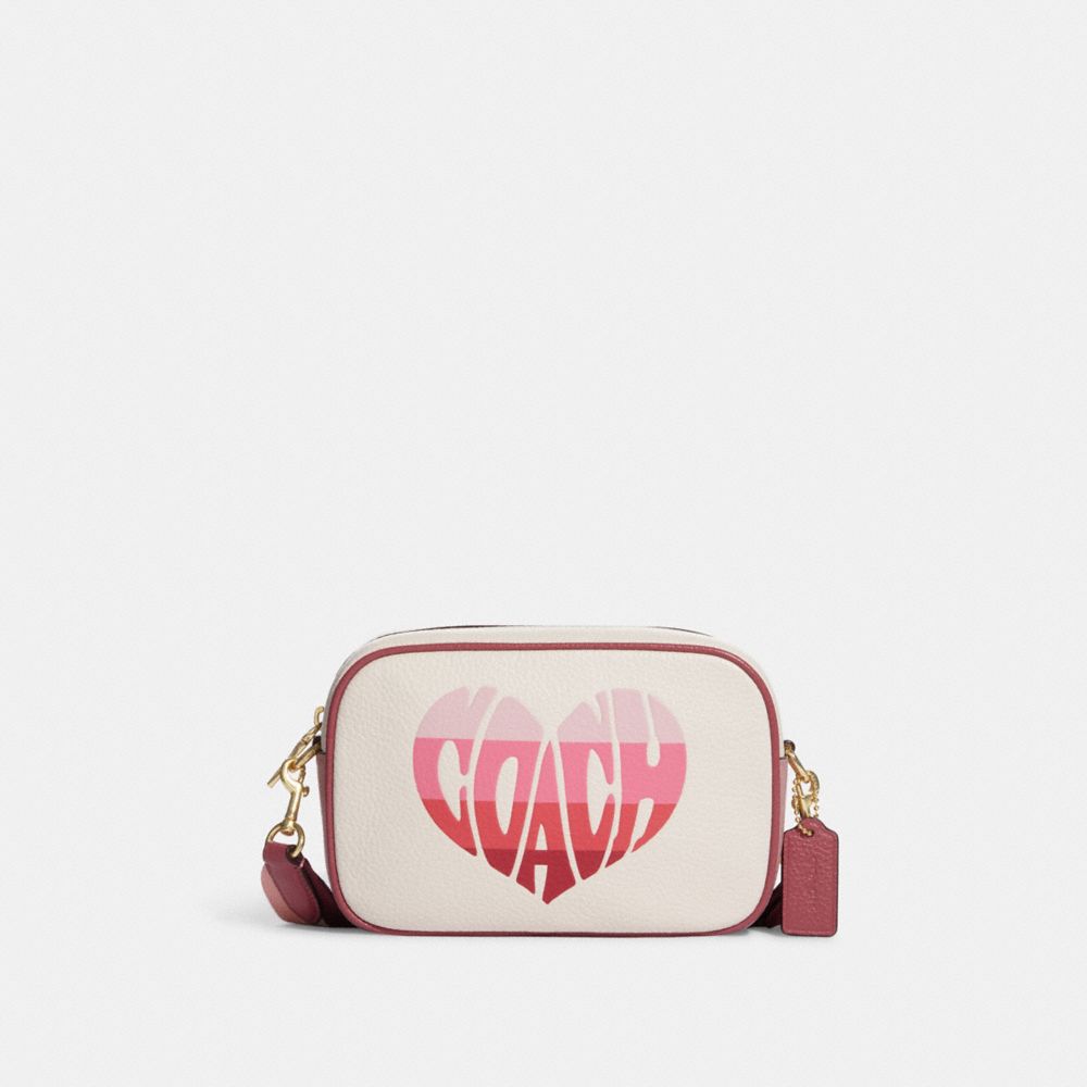 Coach Mini Camera Bag in Signature Canvas with Ornament Print