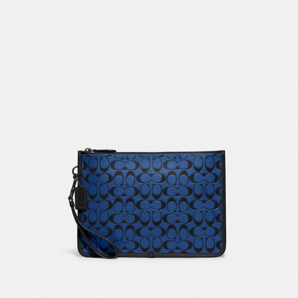 CHARTER POUCH IN SIGNATURE LEATHER