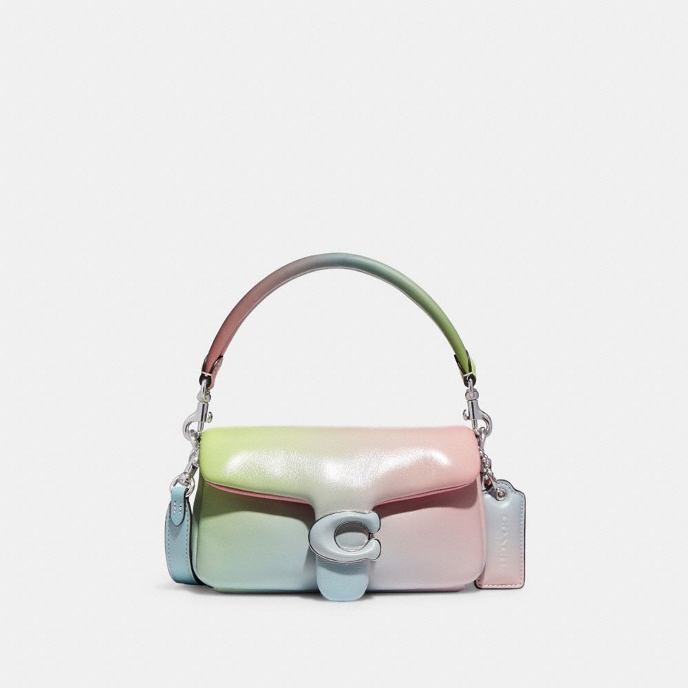 CA084 - Pillow Tabby Shoulder Bag 18 With Ombre LH/Pale Pistachio Multi