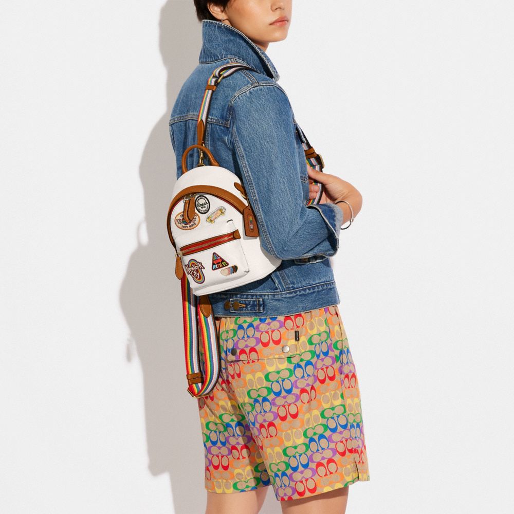 CHARTER 18 徽章裝飾後背包