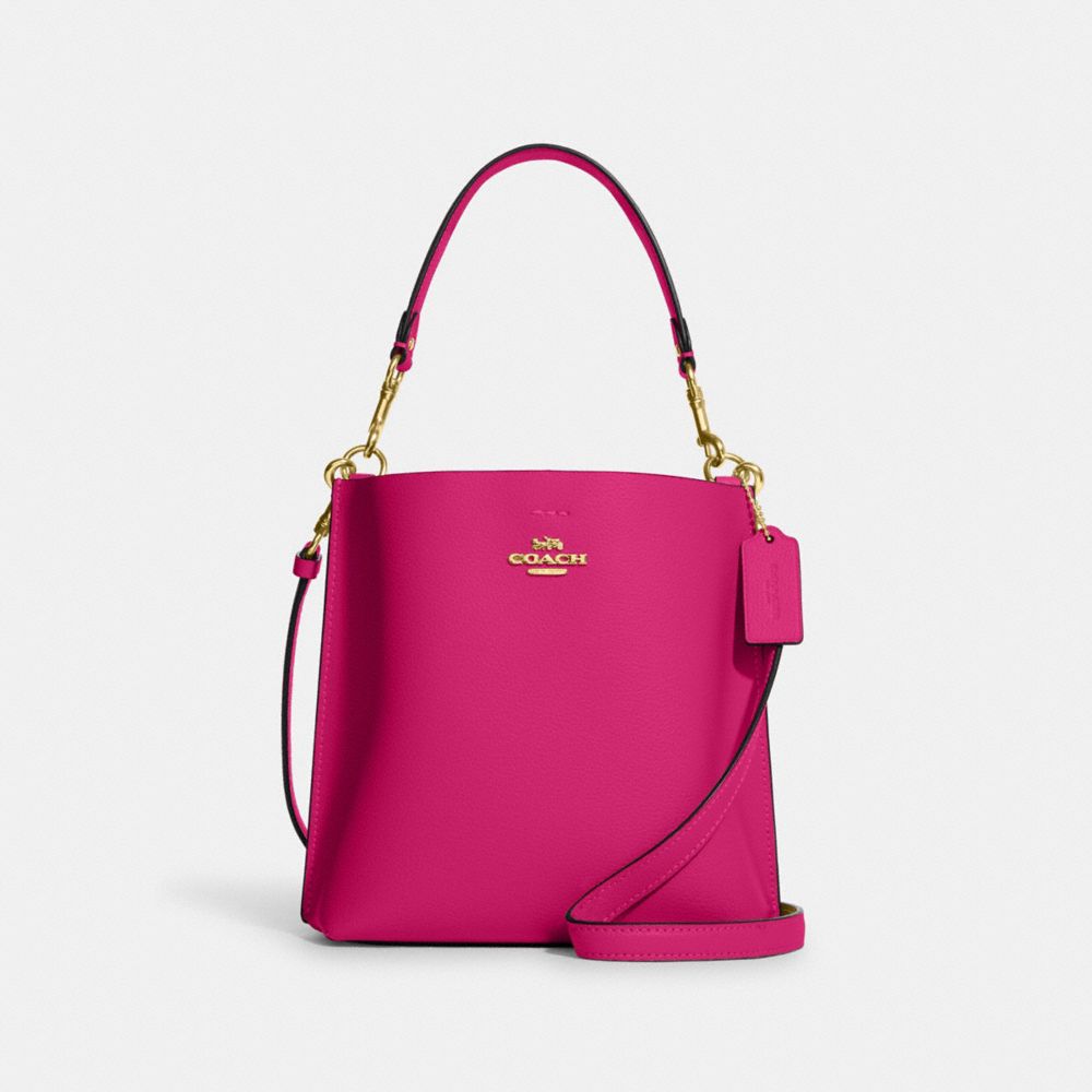 COACH CA177 Mollie Bucket Bag 22 Im/Cerise