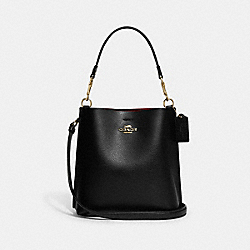 Mollie Bucket Bag 22 - GOLD/BLACK - COACH CA177