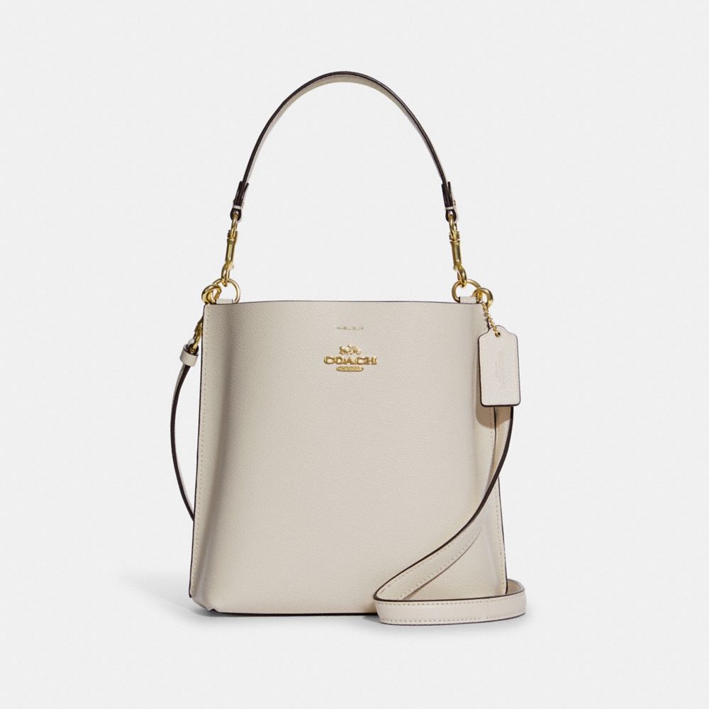 Mollie Bucket Bag 22 - CA177 - GOLD/CHALK