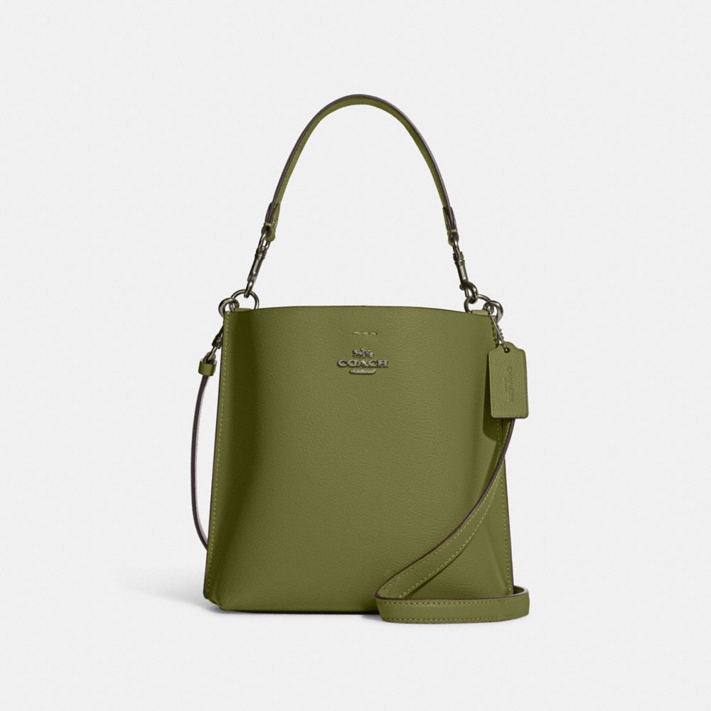 Mollie Bucket Bag 22 - CA177 - QB/Olive Green