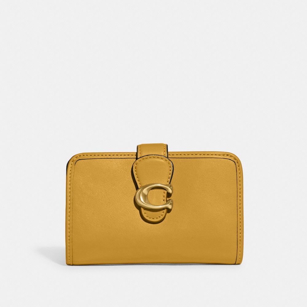 COACH CA193 Tabby Medium Wallet Brass/Yellow Gold