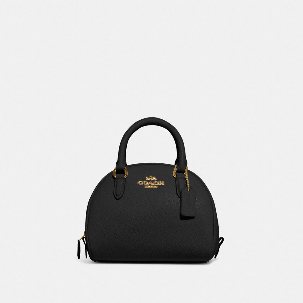 COACH CA202 Sydney Satchel GOLD/BLACK