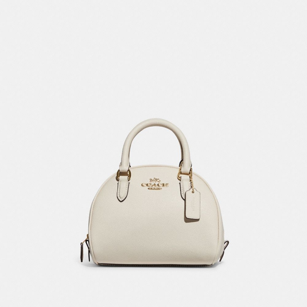 Coach CA202 Sydney Satchel Crossbody bag In Crossgrain Leather