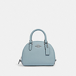 Sydney Satchel - CA202 - Silver/POWDER BLUE