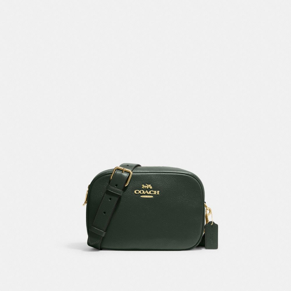 COACH CA207 Jamie Camera Bag Gold/Amazon Green