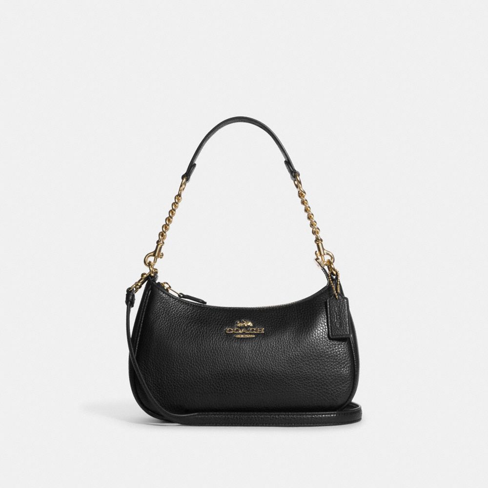 COACH Teri Shoulder Bag - GOLD/BLACK - CA209