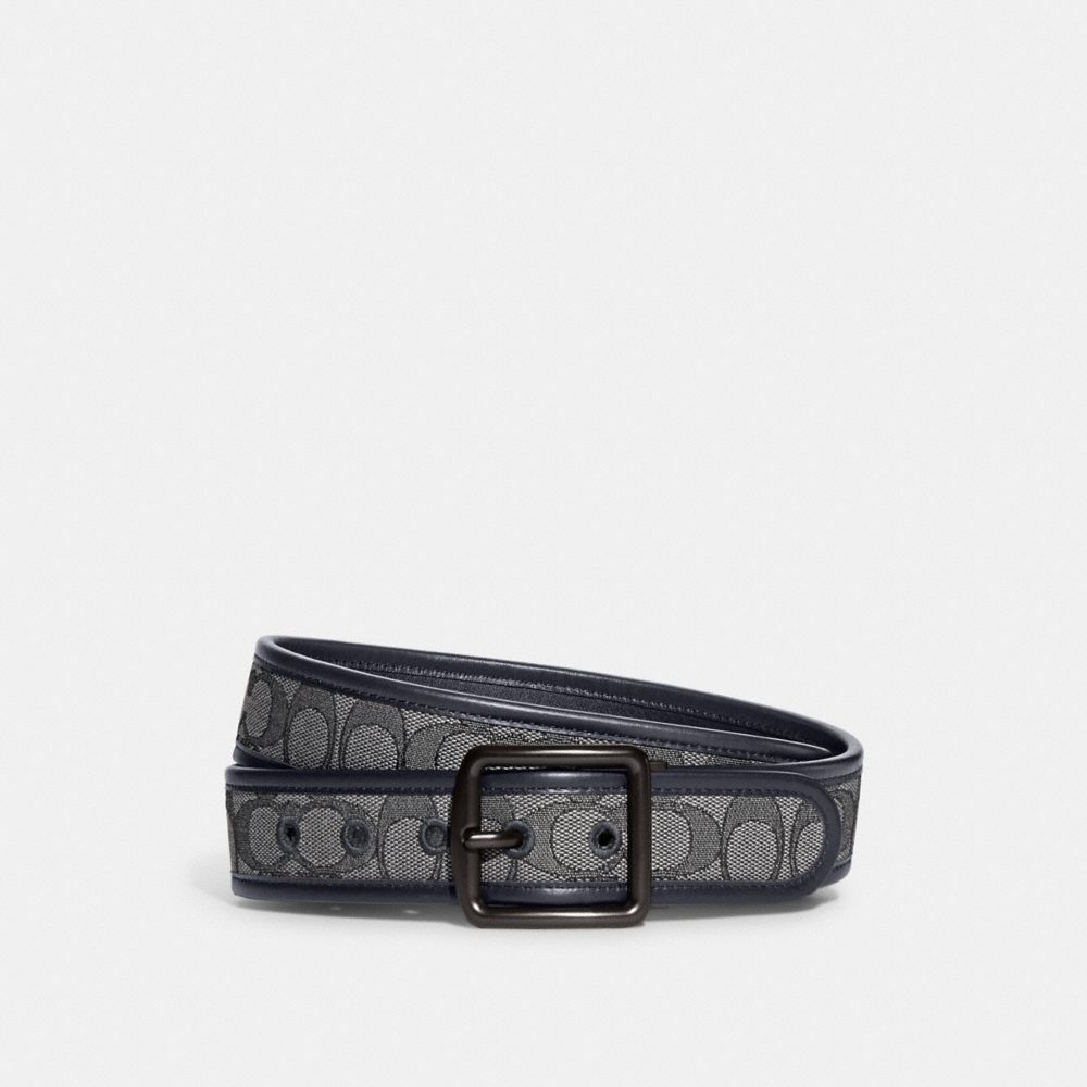 HARNESS BUCKLE CUT-TO-SIZE REVERSIBLE BELT, 38MM