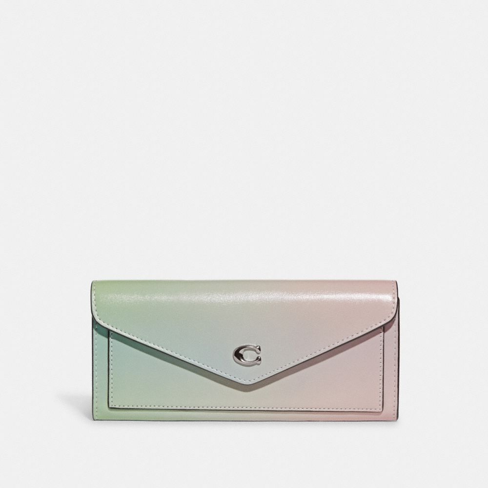 CA262 - Wyn Soft Wallet With Ombre LH/Pale Pistachio Multi