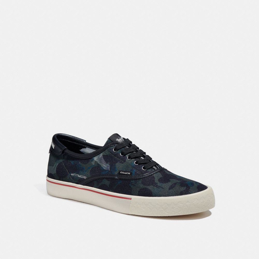 COACH CA277 Skate Lace Up Sneaker In Mesh Wildbeast