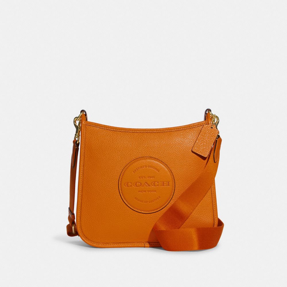 COACH CA290 Dempsey File Bag Im/Light Orange