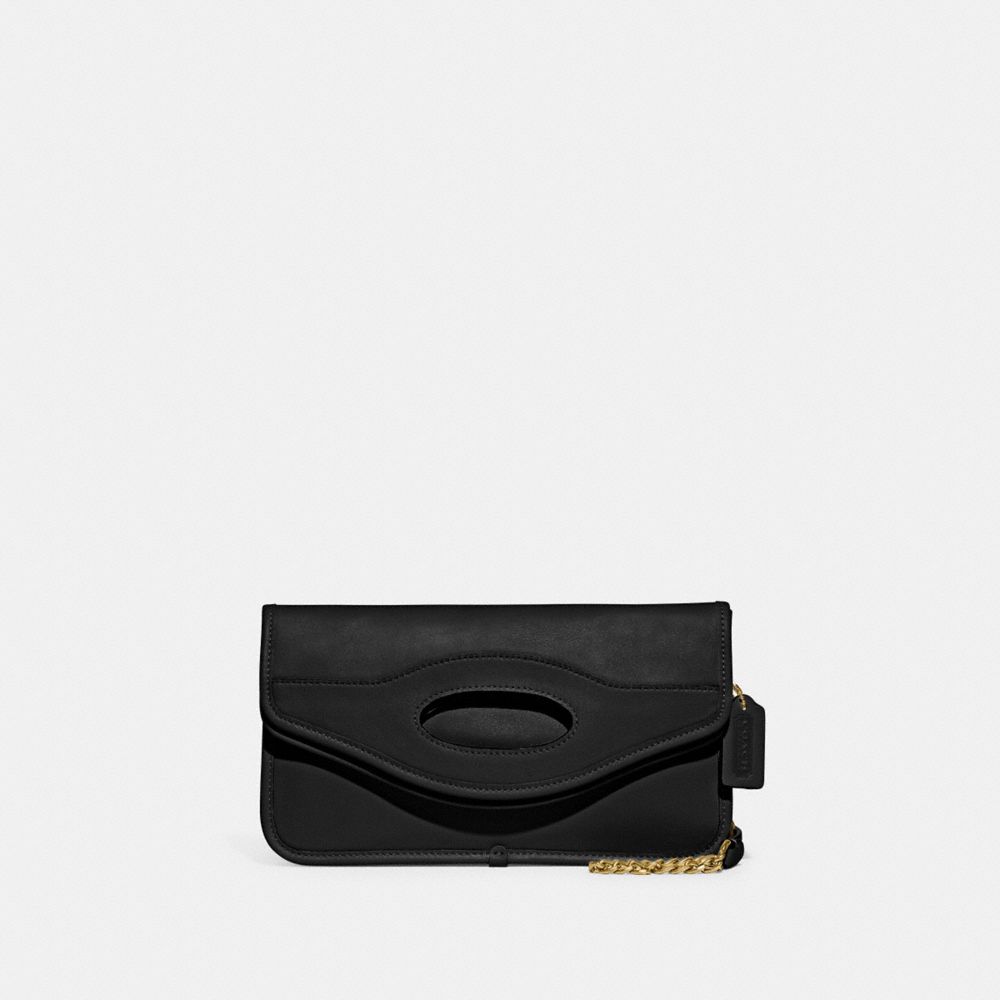 CA359 - Foldover Cut Out Clutch Crossbody V5/Carnation