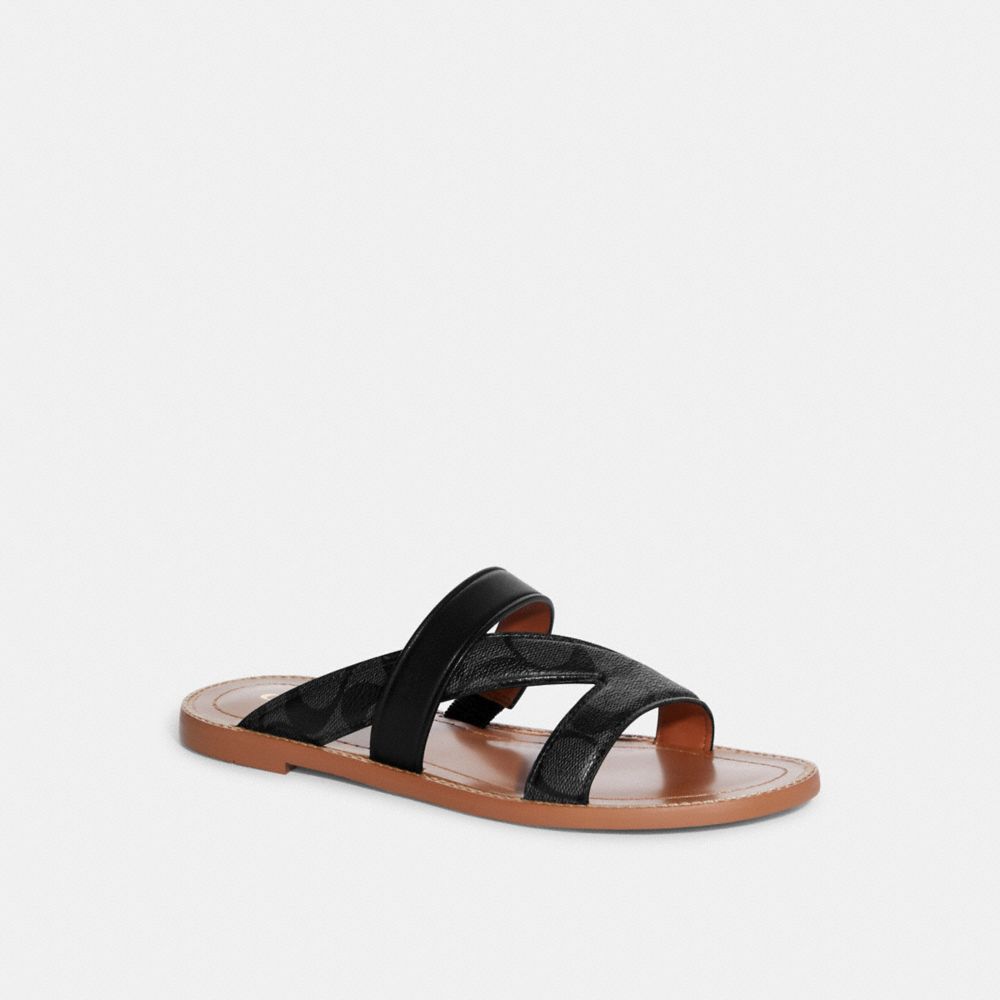 COACH CA363 Harlan Sandal Black