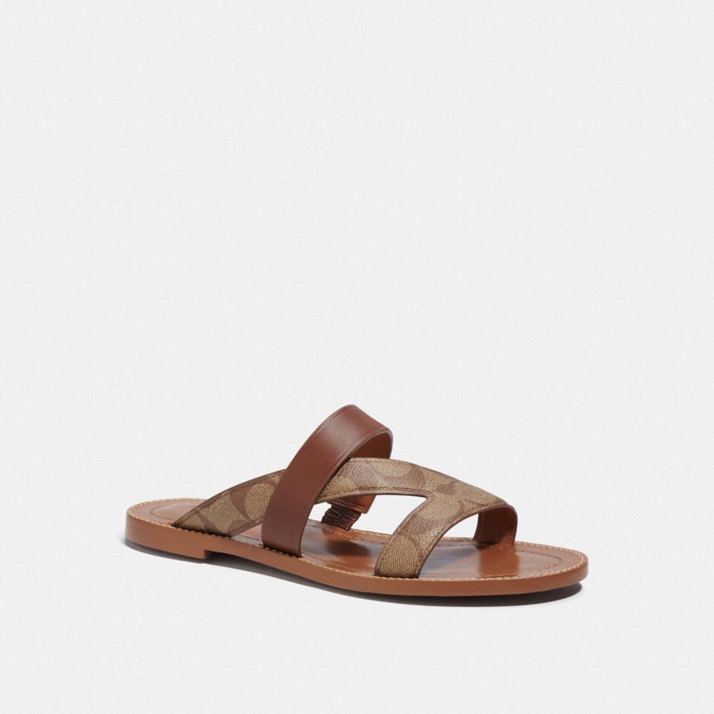 Harlan Sandal - CA363 - KHAKI/SADDLE