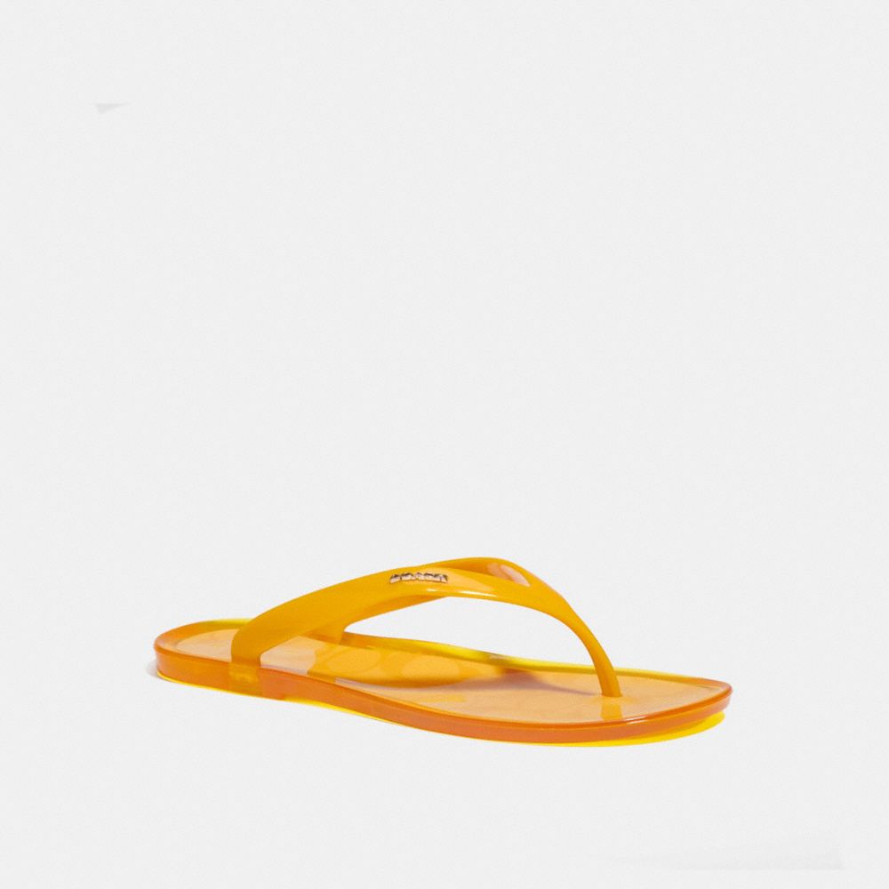 Nisa Sandal - MUSTARD YELLOW - COACH CA368