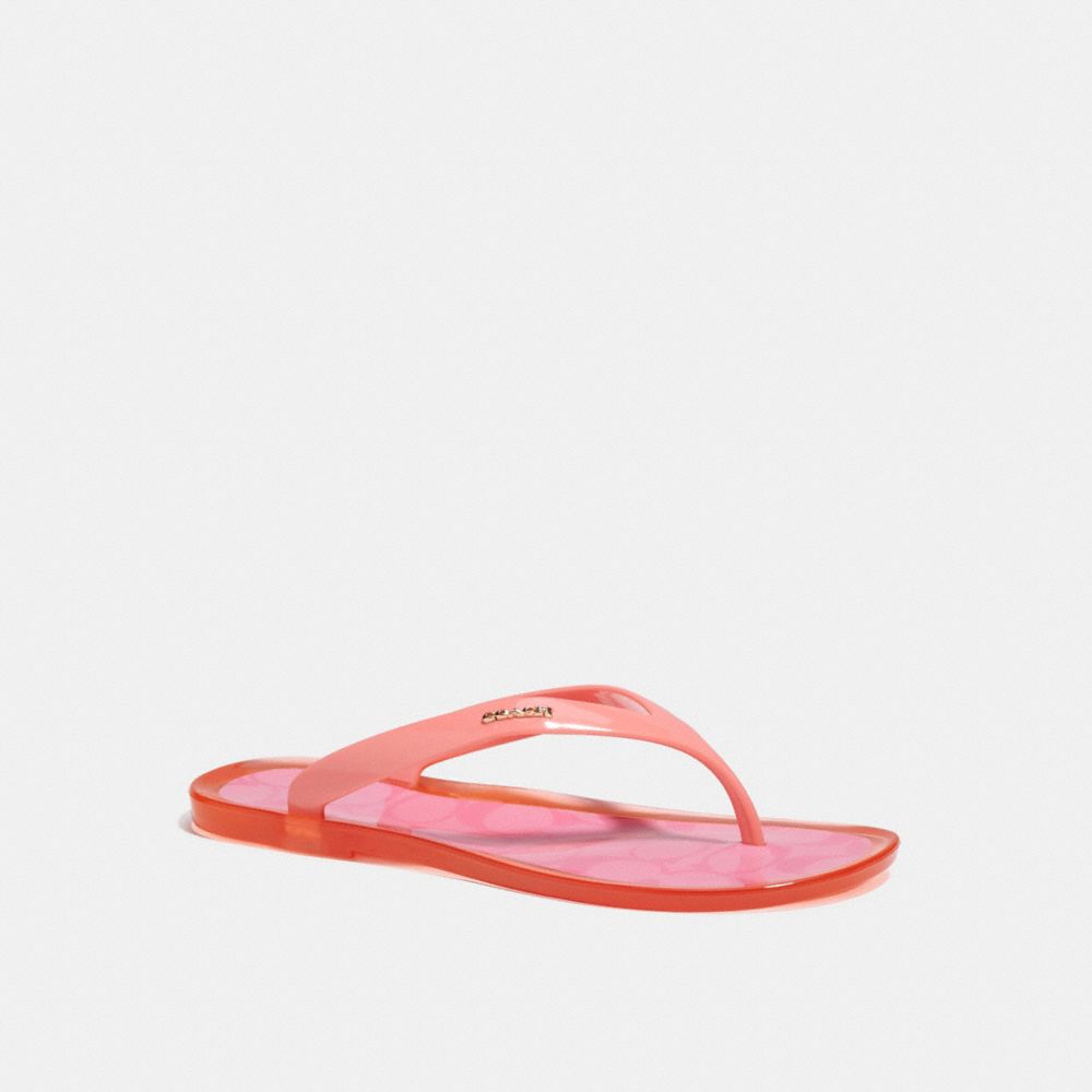 COACH CA368 Nisa Sandal PINK-LEMONADE