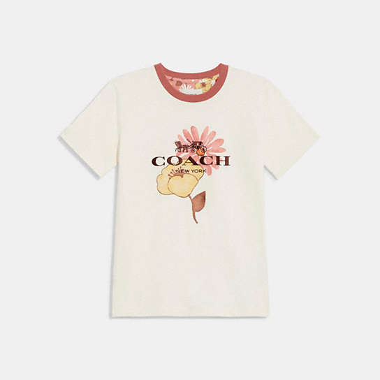 CA391 - Mother's Day T Shirt In Organic Cotton Chalk