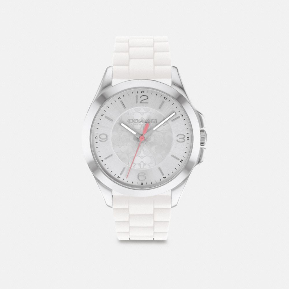 COACH Libby Watch, 37 Mm - WHITE - CA496