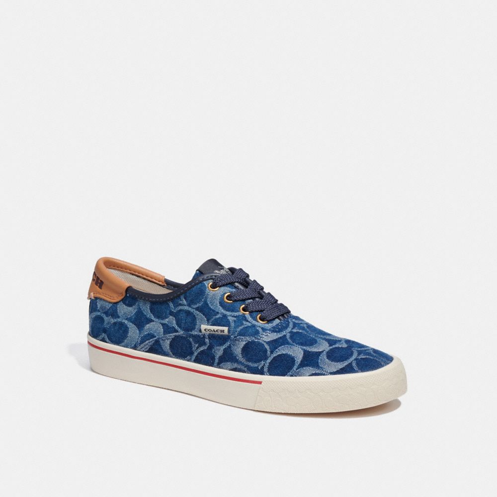 COACH CA498 Citysole Skate Sneaker In Signature Denim DENIM