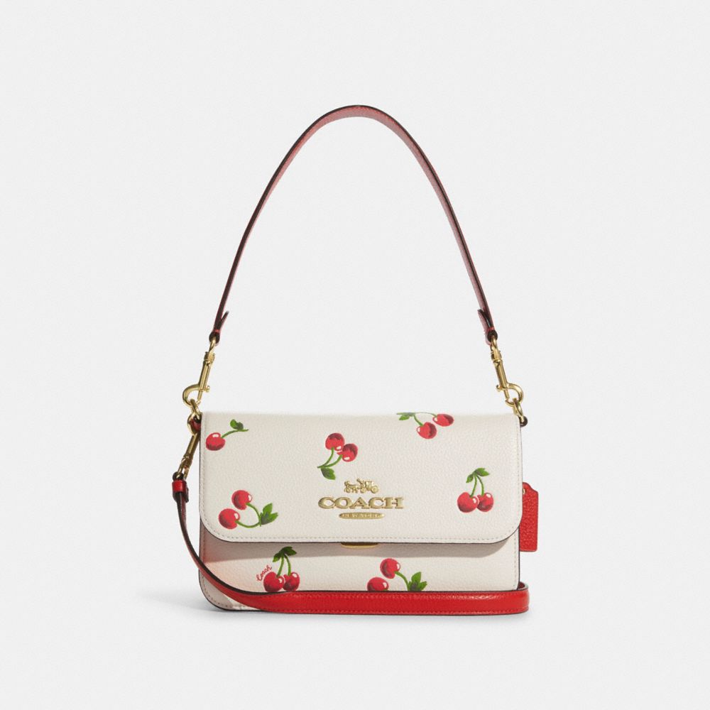 BRYNN SHOULDER BAG WITH CHERRY PRINT