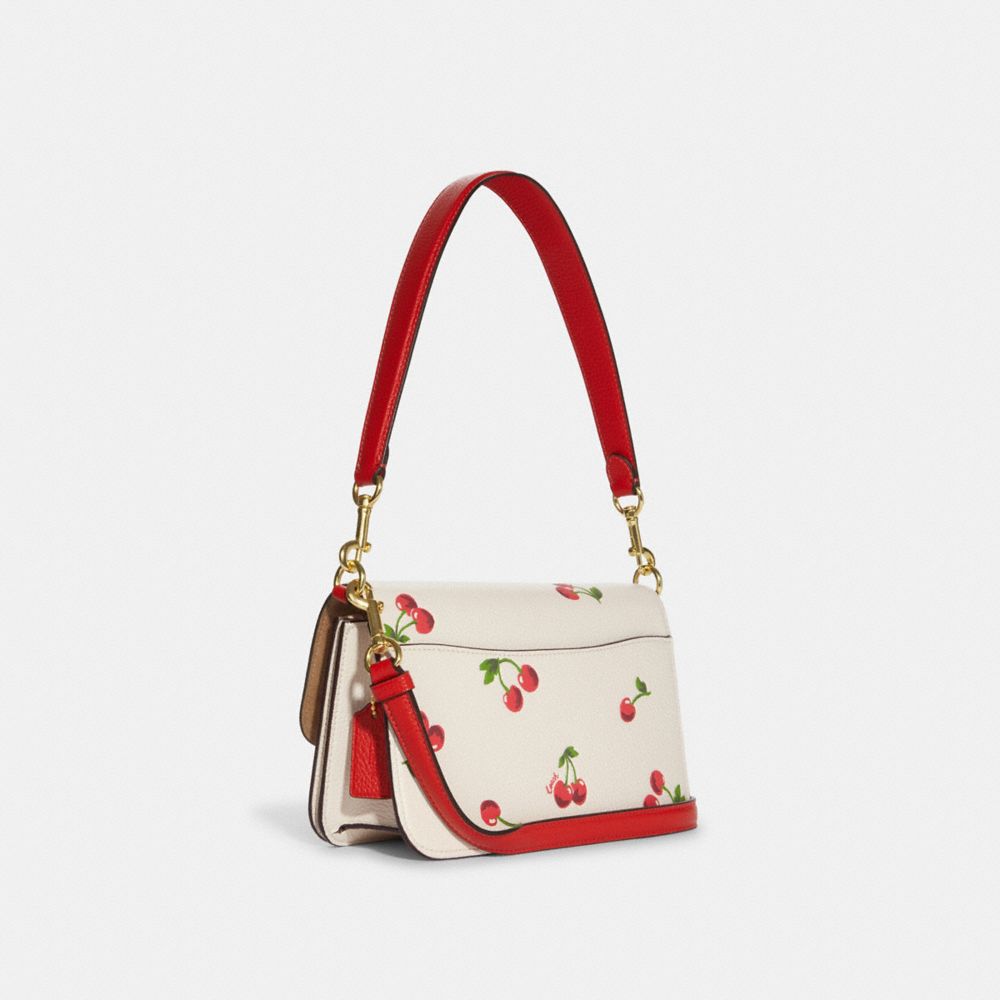 BRYNN SHOULDER BAG WITH CHERRY PRINT
