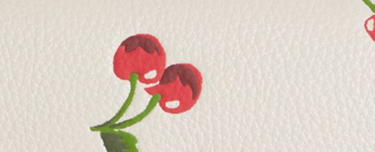 BRYNN SHOULDER BAG WITH CHERRY PRINT