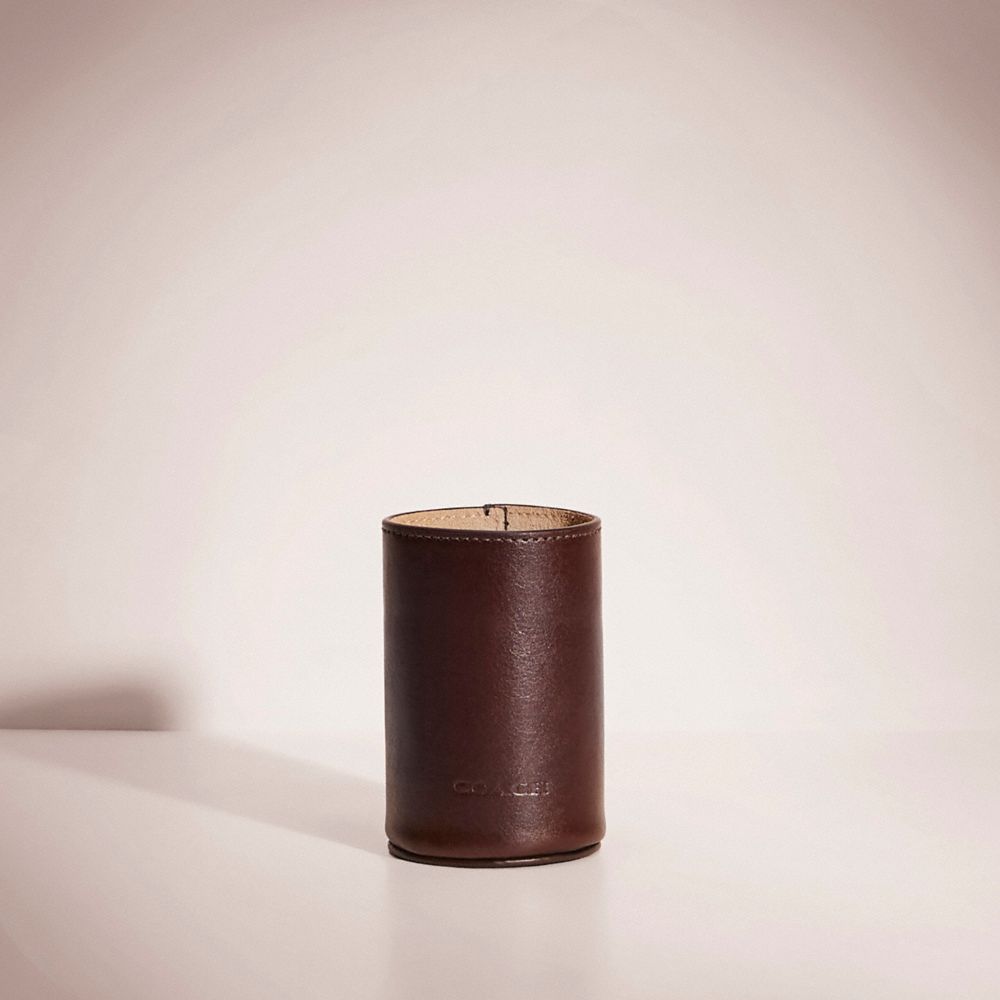 CA572 - Remade Pencil Cup Mahogany brown