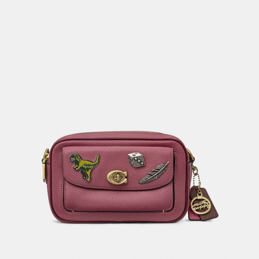 CA654 - Upcrafted Willow Camera Bag In Colorblock Brass/Rouge Multi