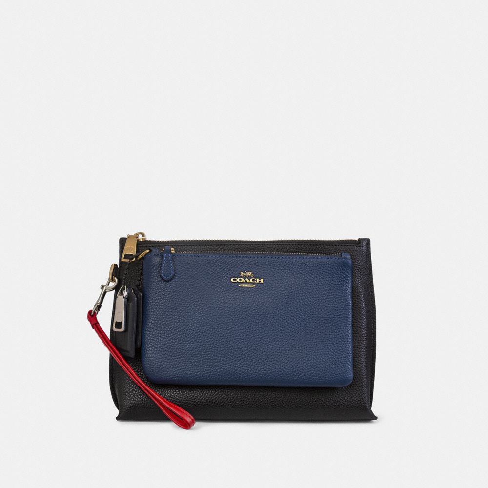 CA666 - Upcrafted Charlie Pouch Gold/Midnight Navy