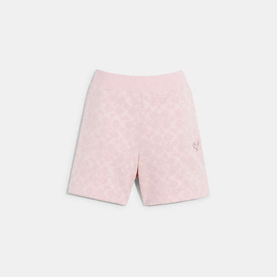 CA714 - Signature Sweat Shorts Pink/White