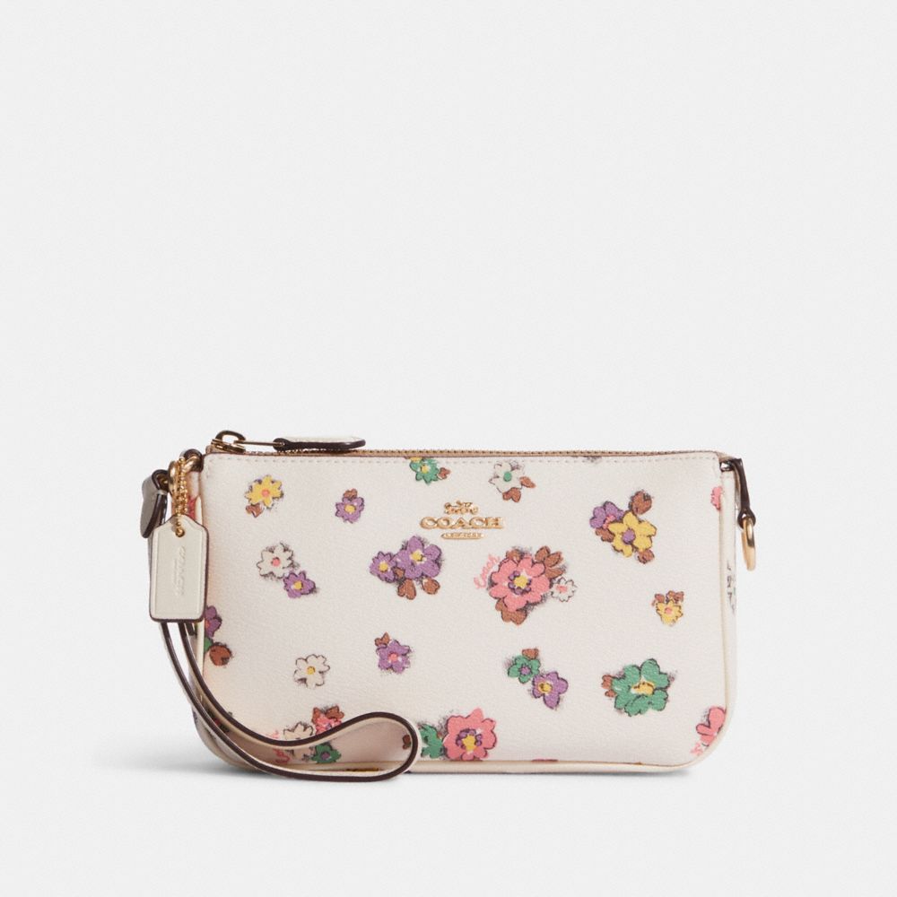 Nolita 19 With Spaced Floral Field Print - CA738 - Gold/Chalk Multi