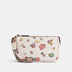 Nolita 19 With Spaced Floral Field Print - CA738 - Gold/Chalk Multi