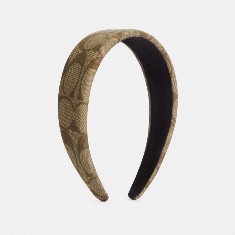 COACH Ca840 - SIGNATURE HEADBAND - KHAKI | COACH WOMEN